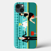Retro Cocktail Lounge iPhone 6 Hoesje (Achterkant)