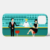 Retro Cocktail Lounge iPhone 6 Hoesje (Achterkant (horizontaal))