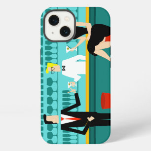 Retro Cocktail Lounge iPhone 6 Hoesje iPhone 13 Hoesje