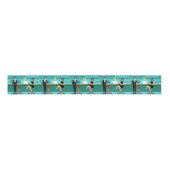 Retro Cocktail Lounge Ribbon Grosgrain Lint (Voorkant)