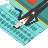 Retro Cocktail Lounge Table Runner Korte Tafelloper (Hoek)