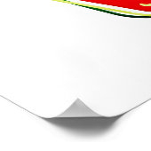 Retro cocktail loungehagedis poster (Hoek)