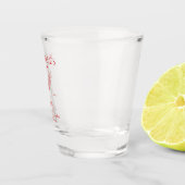 Retro Cocktail Meidenavakantiefeest Shot Glas (Rechts)