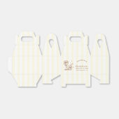 Retro Cocktail Modern Bachelorette Bruin Bedankdoosjes (Uitgevouwen)