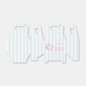 Retro Cocktail Modern Bachelorette Sinaasappel & B Bedankdoosjes (Uitgevouwen)