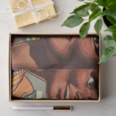 Retro cocktail party meisjes tissuepapier (Geschenk)
