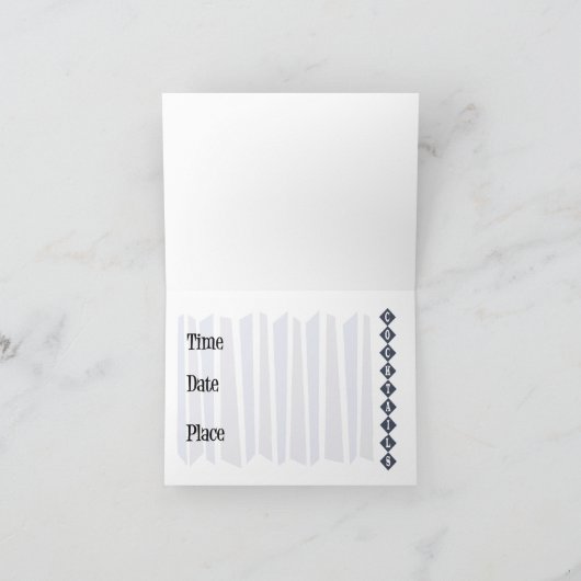 Retro Cocktail Party - Uitnodiging (Binnen)