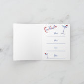 Retro Cocktail Party Uitnodiging (Binnen)