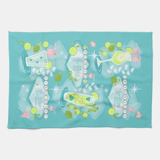 Retro Cocktail Recipes Theedoek (Horizontaal)