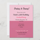 Retro cocktailparty uitnodiging (Achterkant)