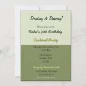 Retro cocktailparty uitnodiging (Achterkant)