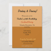 Retro cocktailparty uitnodiging (Achterkant)