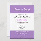 Retro cocktailparty uitnodiging (Achterkant)