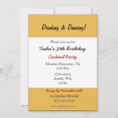 Retro cocktailparty uitnodiging (Achterkant)