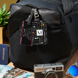 Retro Cocktails Bagagelabel