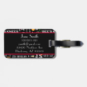 Retro Cocktails Bagagelabel (Achterkant horizontaal)