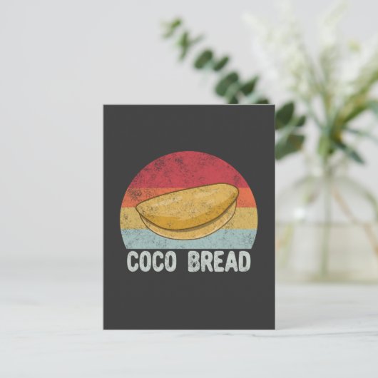 Retro Coco Bread Lovers Gift Briefkaart (Staand voorkant)