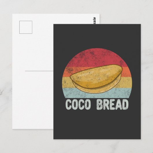 Retro Coco Bread Lovers Gift Briefkaart (Voorkant / Achterkant)