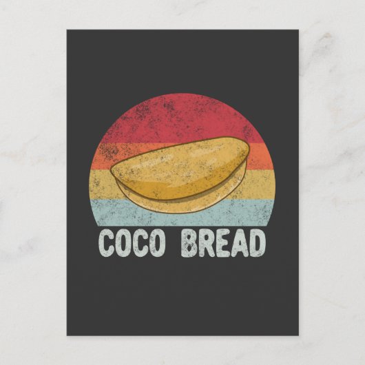 Retro Coco Bread Lovers Gift Briefkaart (Voorkant)