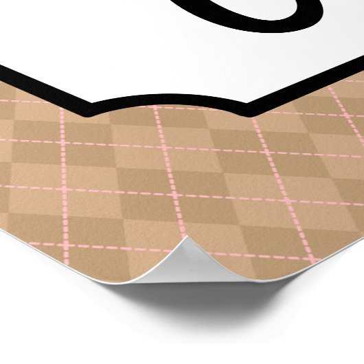 Retro Coffee Art Poster afdrukken (Hoek)