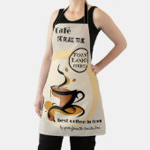 Retro Coffee Barista Schort (Insitu)