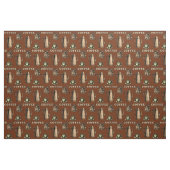 Retro Coffee Cafe Pattern Stof (Yard (91,4 cm))