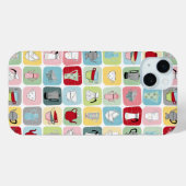 Retro Coffee Case-Mate iPhone Case (Achterkant (horizontaal))