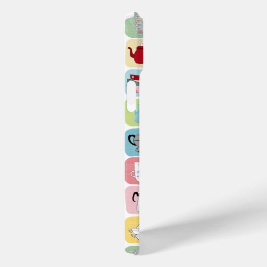 Retro Coffee Case-Mate iPhone Case (Achterkant / Rechts)