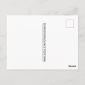 RETRO COFFEE COUPLE 1950s BRIEFKAART (Achterkant)