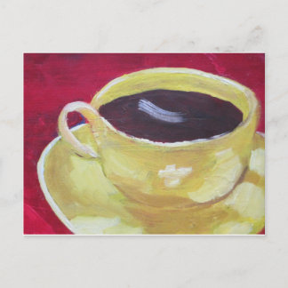 Retro Coffee cup Briefkaart