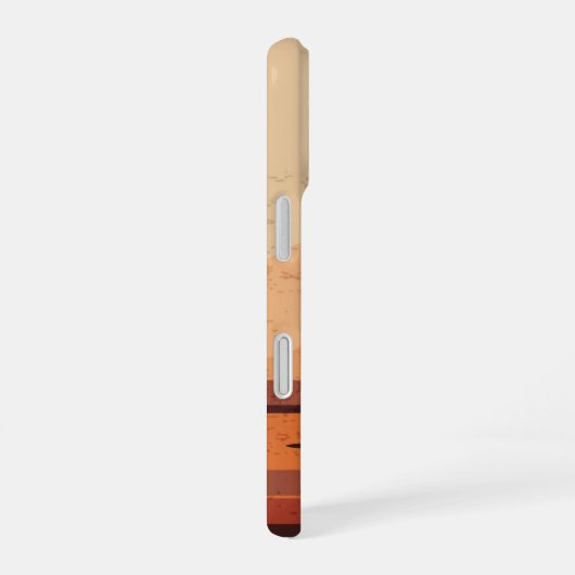 Retro Coffee Cup iPhone 16 Hoesje (Rechterkant)