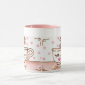 Retro Coffee Cup Mok (Midden)