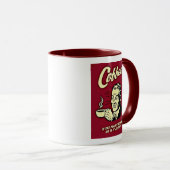 Retro Coffee Drink Mok Man (Voorkant rechts)