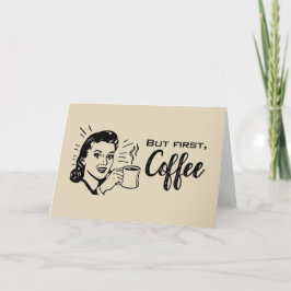 Retro Coffee Eerste kaart