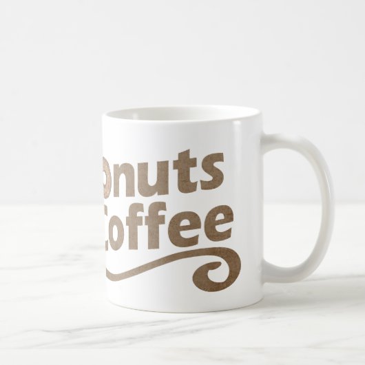 Retro Coffee en Donuts Koffiemok (Rechts)