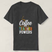 Retro Coffee geeft me de leerkrachten T-shirt (Design voorkant)