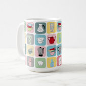 Retro Coffee Koffiemok (Voorkant links)