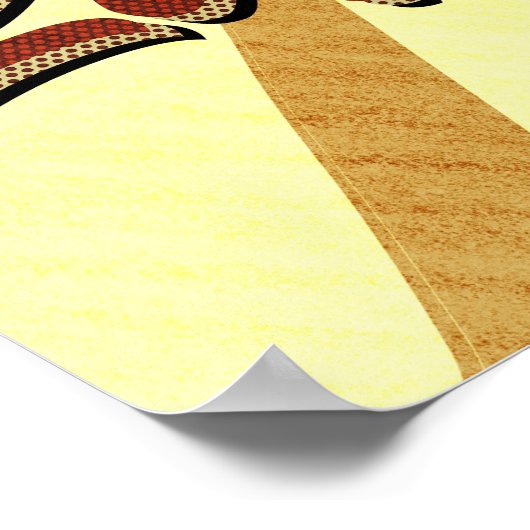 Retro Coffee Liquid Sunshine- Coffee Poster (Hoek)