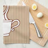 Retro Coffee Lover Kitchen Towel Gift Theedoek (Quarter Fold)
