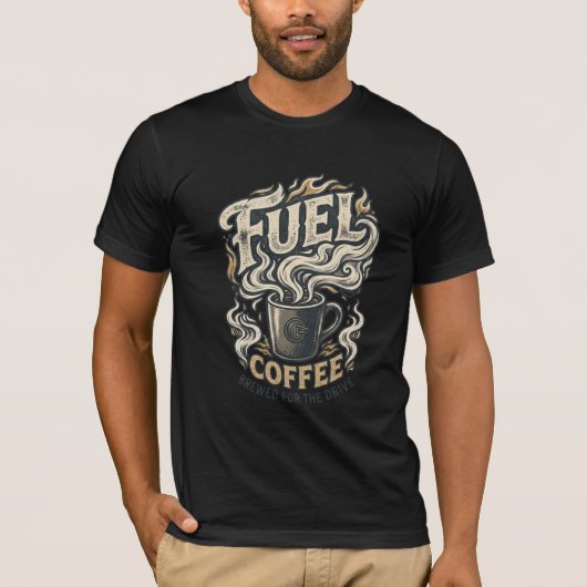 Retro Coffee Lover T-Shirt (Voorkant)