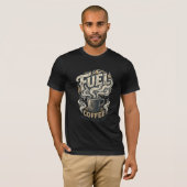 Retro Coffee Lover T-Shirt (Voorkant volledig)