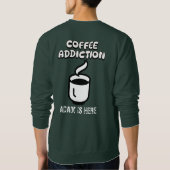 RETRO COFFEE LOVERS DOCUSTOMIZE PERSONALISEERDE NA TRUI (Achterkant)
