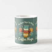 Retro Coffee Mok Stack Illustratie (Center)