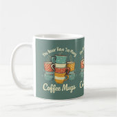 Retro Coffee Mok Stack Illustratie (Links)