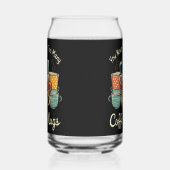 Retro Coffee Mok Stack  ontwerp Blikvorm Glas (Links)