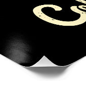 Retro Coffee Mok Stack  ontwerp Perfect Poster (Hoek)