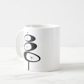 Retro COFFEE MUGS Atomic Age MCM Print Koffiemok (Voorkant links)