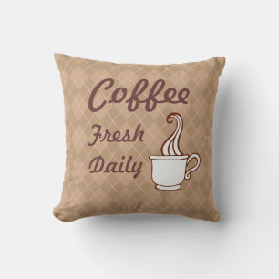 Retro Coffee Pillow Kussen
