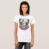 Retro Coffee Plant en Cup T-shirt (Voorkant volledig)