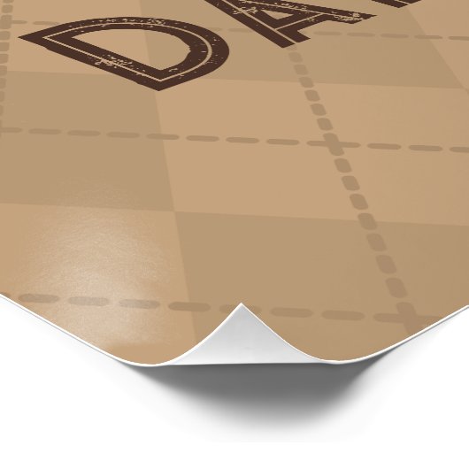 Retro Coffee-Poster Perfect Poster (Hoek)